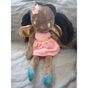 20"‎ HENGLU BALLERINA FAIRY DOLL PINK OUTFIT GOLD WINGS STUFFED ANIMAL PLUSH TOY